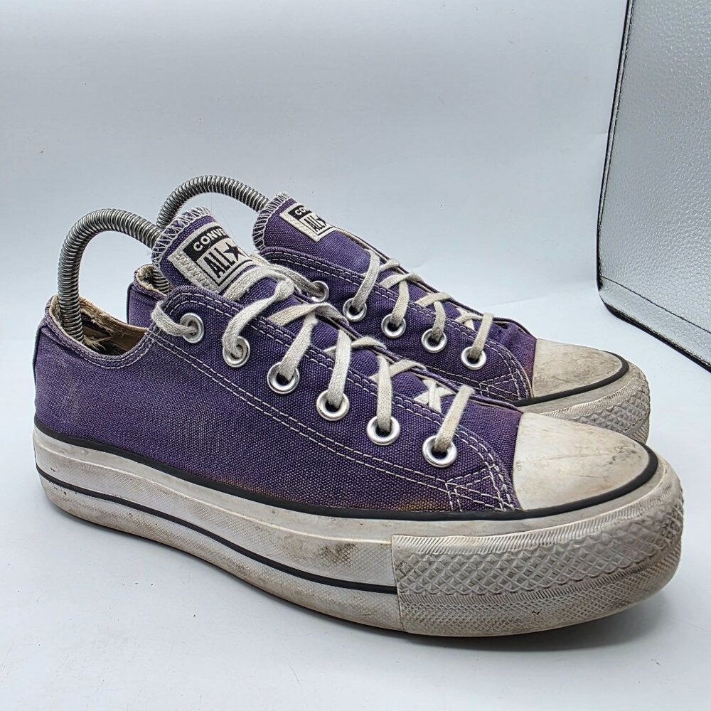 Converse Chuck Taylor All Star Lift Ox Womens Size 8 Purple Platform Shoes